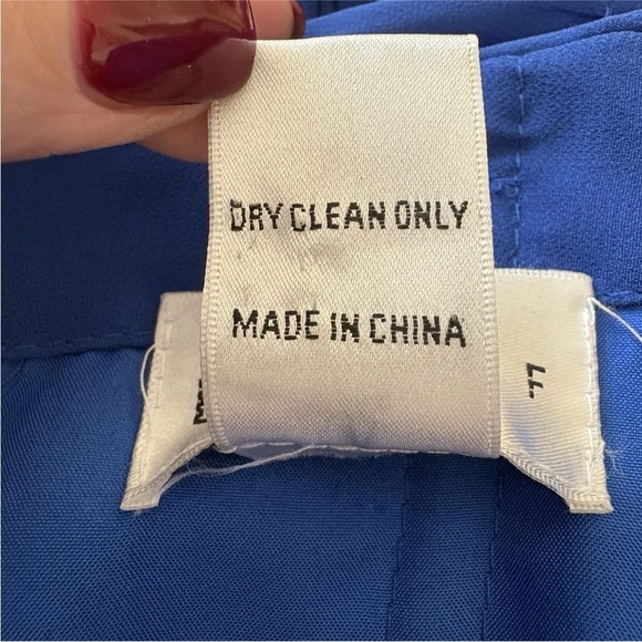 Bill Levkoff Royal Blue Sweetheart‎ Chiffon Strapless Dress Womens 8 - Picture 9 of 9